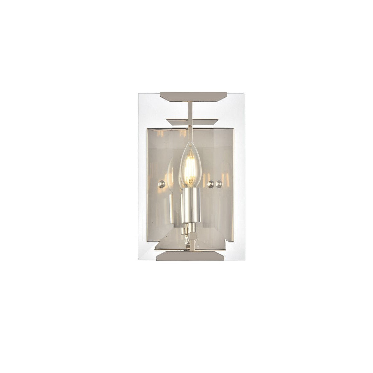 Elegant Lighting - 1212W6PN - One Light Wall Sconce - Monaco - Polished Nickel