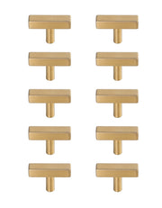 Elegant Lighting - PL402-1-BR-10PK - Bar Pull Multipack (set of 10) - Dior - Brass