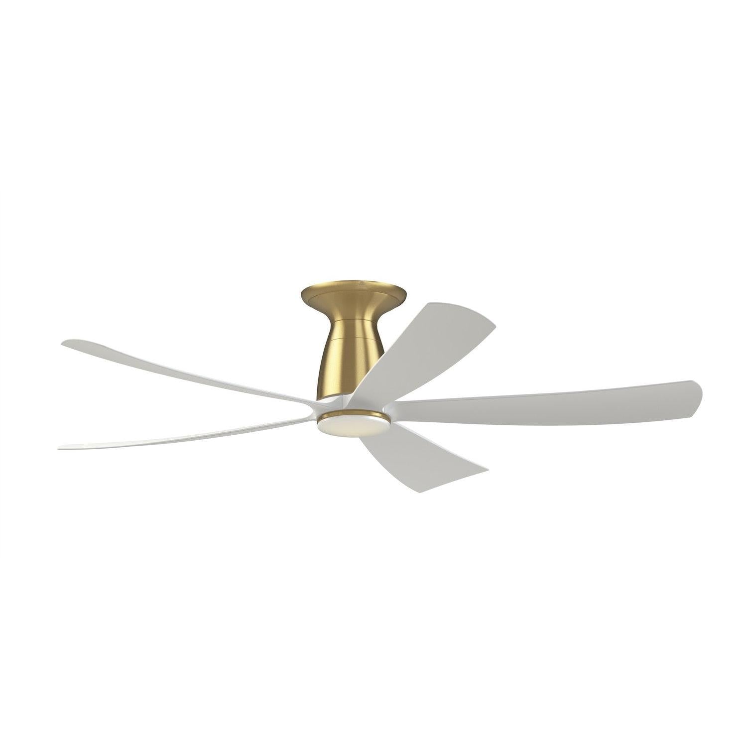 Fanimation - FPD5534BS - 52"Ceiling Fan - Kute5 52 - Brushed Satin Brass