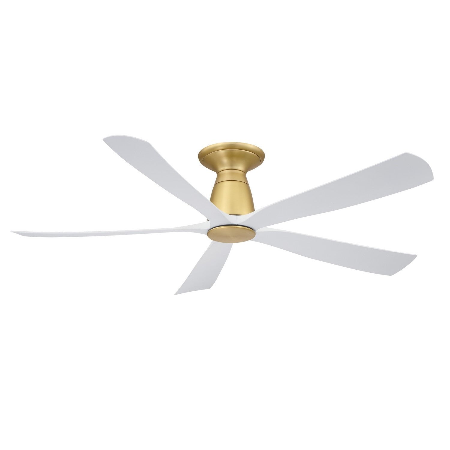 Fanimation - FPD5534BS - 52"Ceiling Fan - Kute5 52 - Brushed Satin Brass