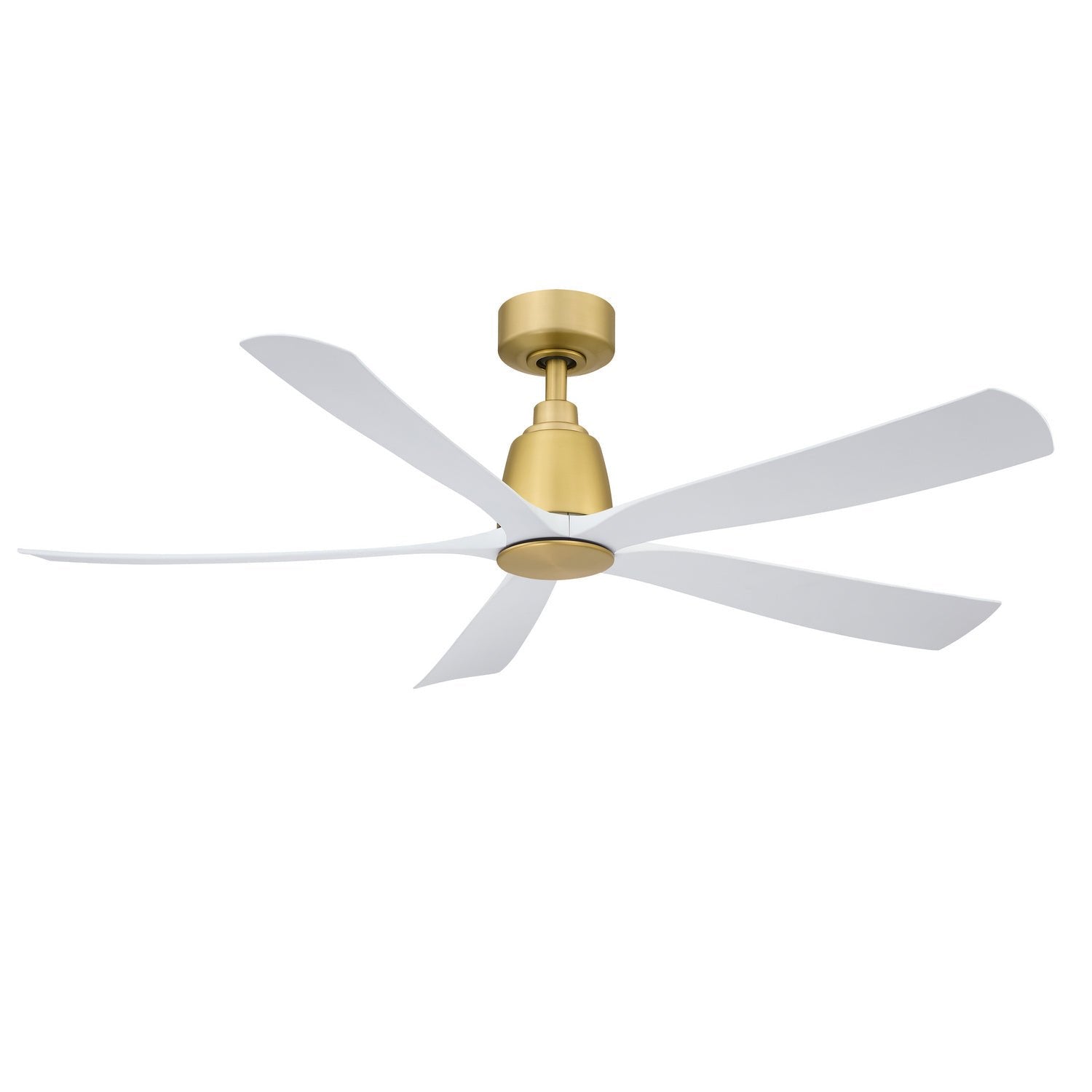 Fanimation - FPD5534BS - 52"Ceiling Fan - Kute5 52 - Brushed Satin Brass