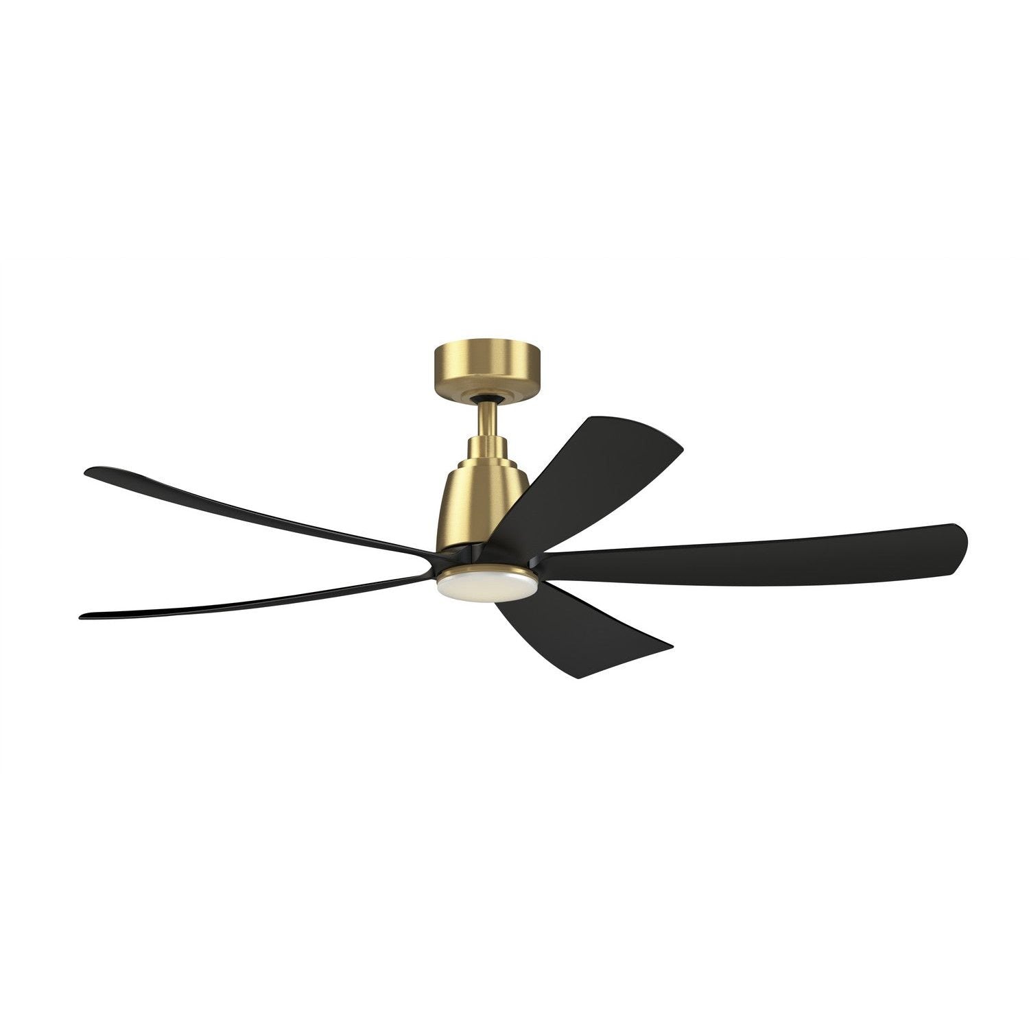 Fanimation - FPD5534BSBL - 52"Ceiling Fan - Kute5 52 - Brushed Satin Brass