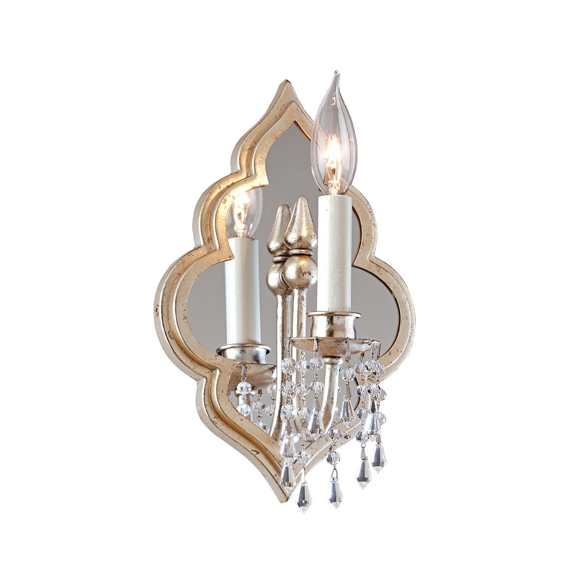 Corbett Lighting - 161-11-WSL - One Light Wall Sconce - Bijoux - Warm Silver Leaf