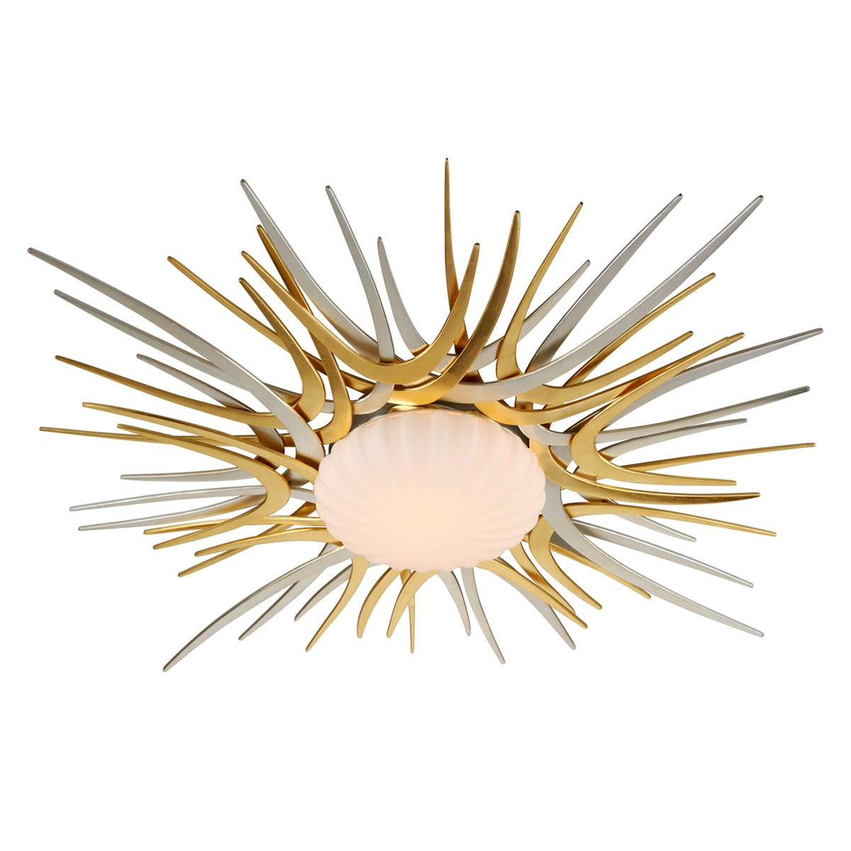 Corbett Lighting - 224-33-GL/SL - LED Flush Mount - Helios - Gold And Silver Leaf