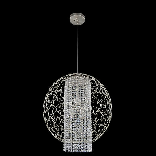 Allegri - 020050-022-FR001 - Four Light Pendant - Mundo - Tarnished Silver