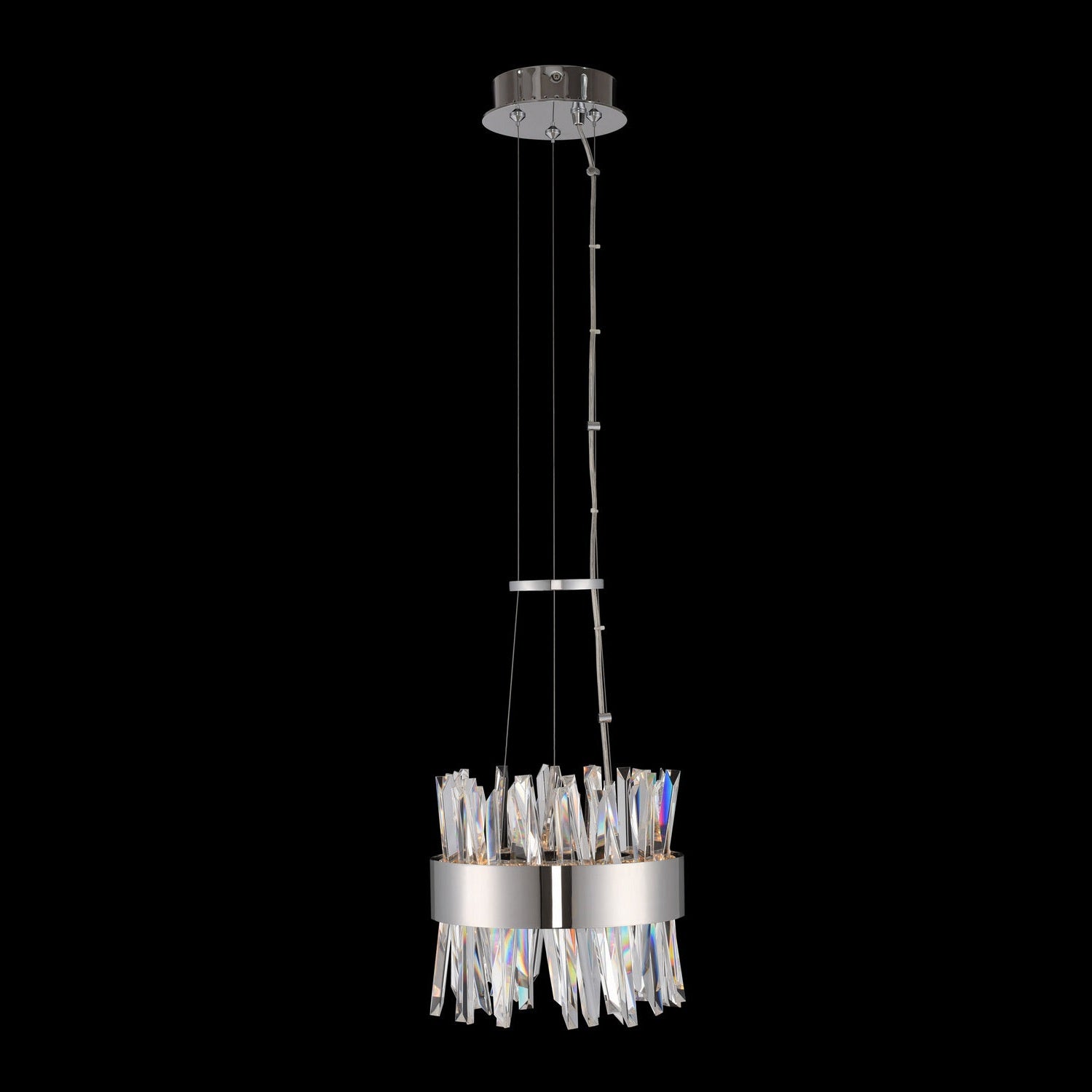 Allegri - 030210-010 - LED Mini Pendant - Glacier - Chrome