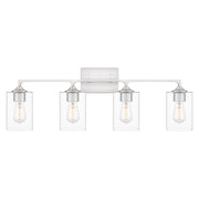 Quoizel - PRC8633BN - Four Light Bath - Prescott - Brushed Nickel