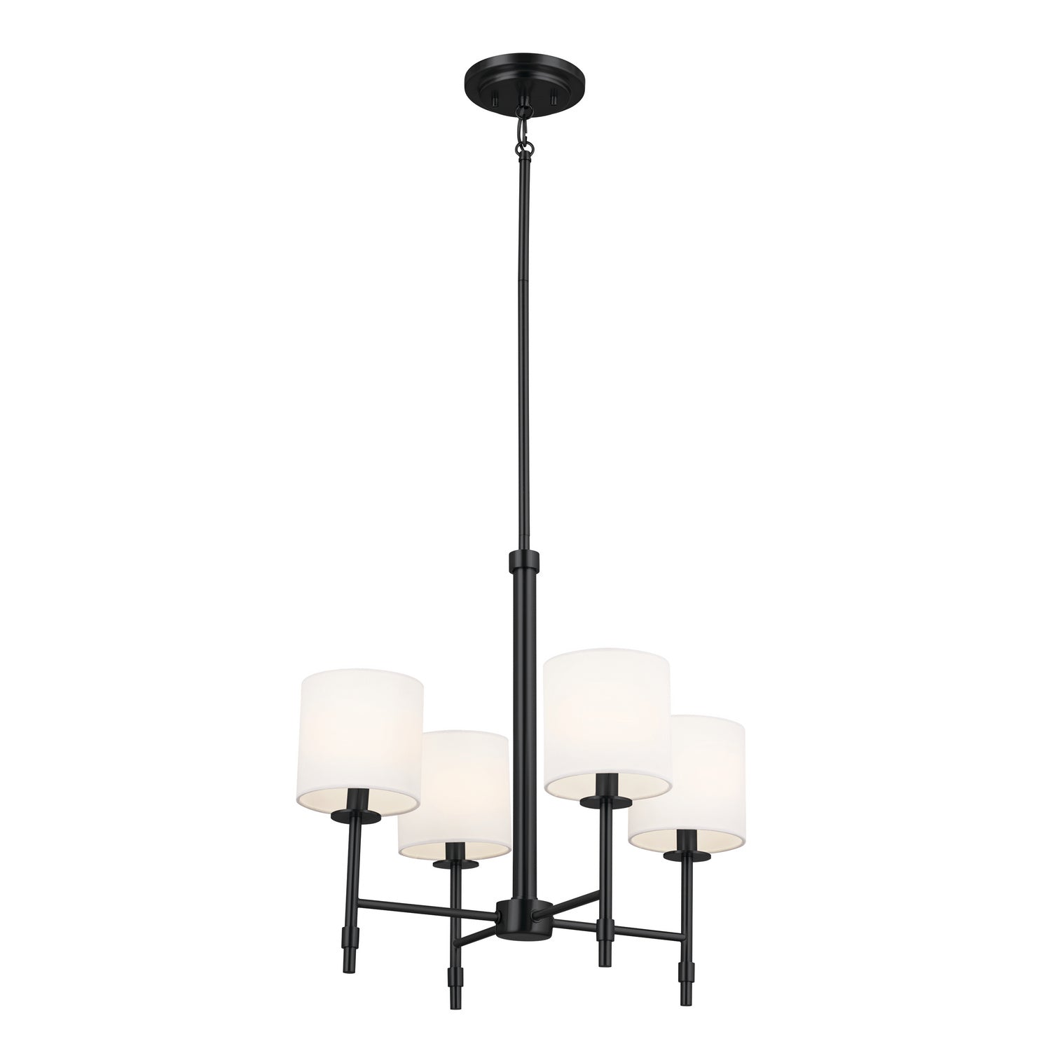 Kichler - 52504BK - Four Light Chandelier - Ali - Black