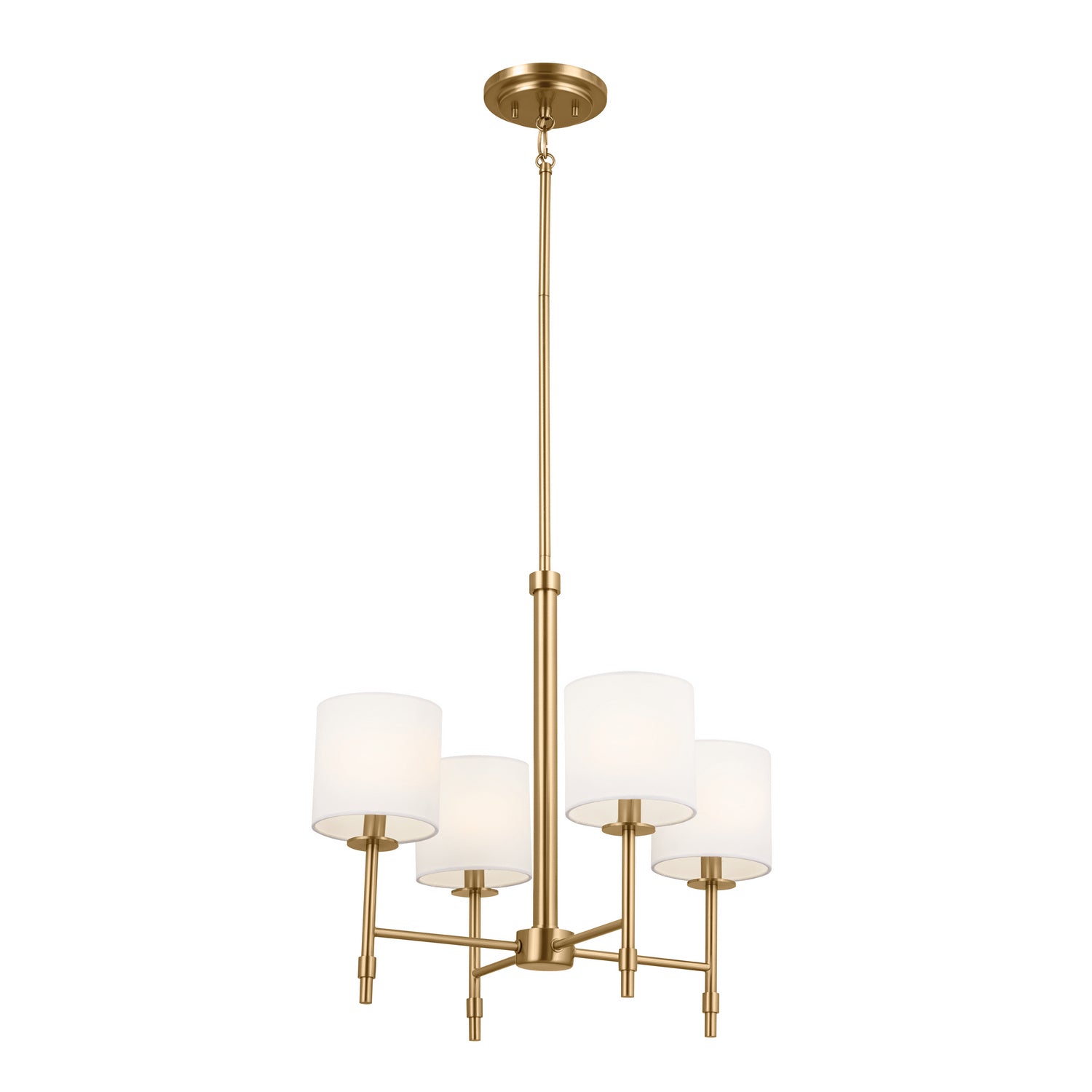 Kichler - 52504BNB - Four Light Chandelier - Ali - Brushed Natural Brass