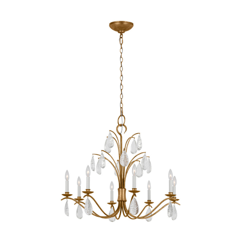 Visual Comfort Studio - CC1608ADB - Eight Light Chandelier - Shannon - Antique Gild