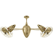 Matthews Fan Company - AR-PB-MTL - 48"Ceiling Fan - Ar Ruthiane - Polished Brass