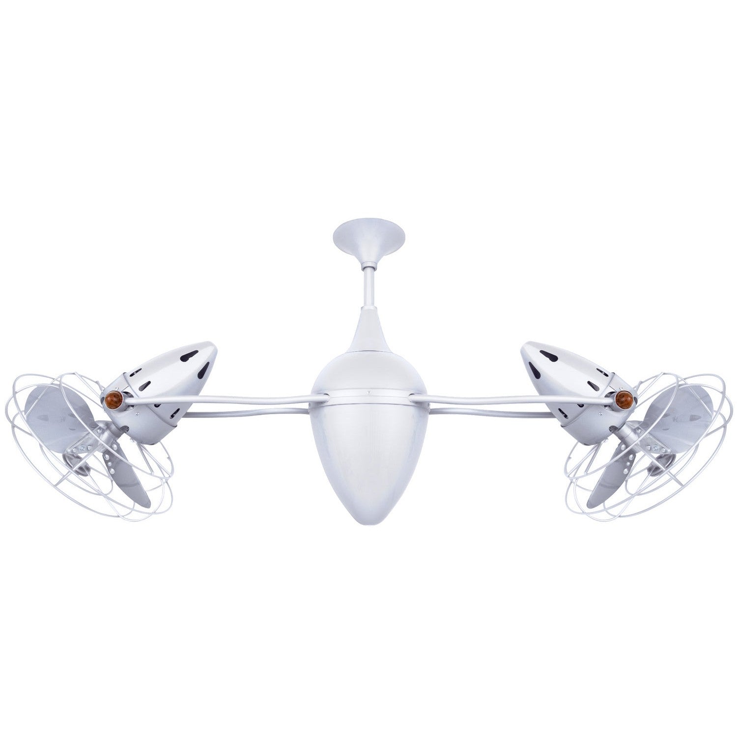 Matthews Fan Company - AR-WH-MTL - 48"Ceiling Fan - Ar Ruthiane - Gloss White