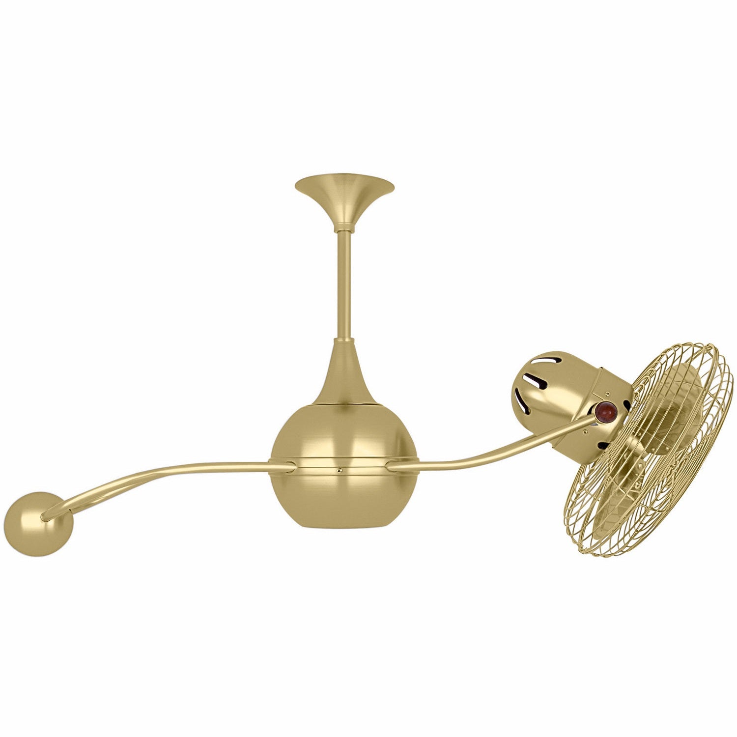 Matthews Fan Company - B2K-BRBR-MTL - 40"Ceiling Fan - Brisa 2000 - Brushed Brass