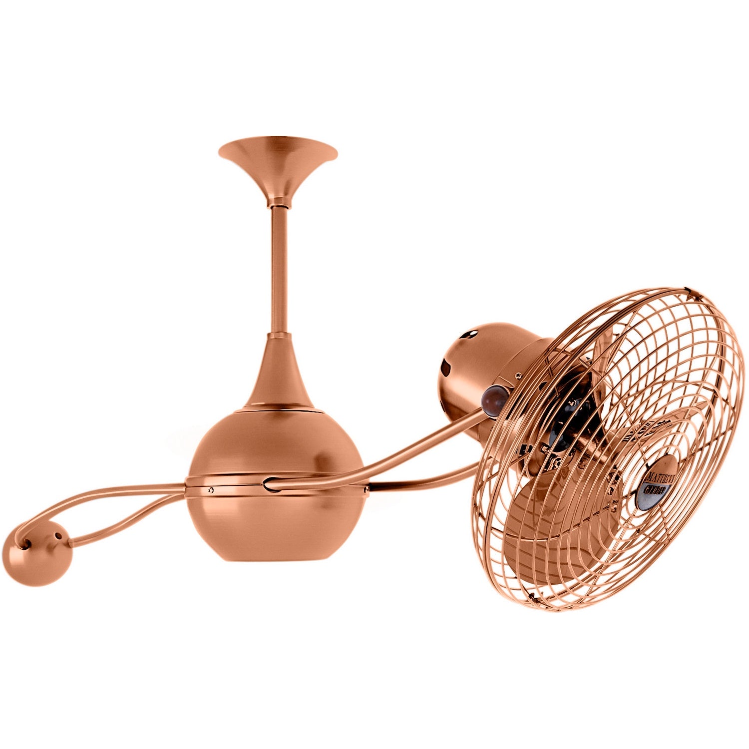 Matthews Fan Company - B2K-BRCP-MTL - 40"Ceiling Fan - Brisa 2000 - Brushed Copper