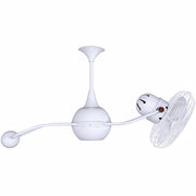 Matthews Fan Company - B2K-WH-MTL - 40"Ceiling Fan - Brisa 2000 - Gloss White