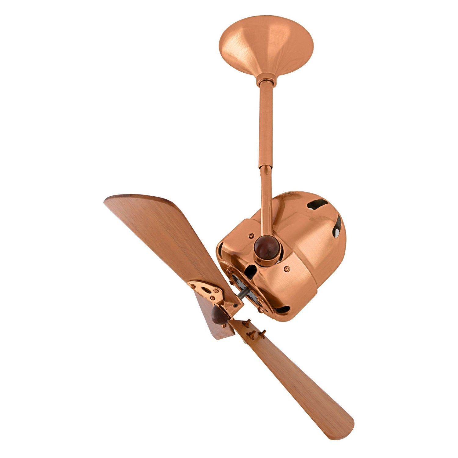 Matthews Fan Company - BD-BRCP-WD - 16"Ceiling Fan - Bianca Direcional - Brushed Copper