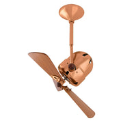 Matthews Fan Company - BD-BRCP-WD - 16"Ceiling Fan - Bianca Direcional - Brushed Copper