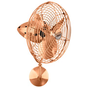 Matthews Fan Company - BP-BRCP-MTL - 19"Ceiling Fan - Bruna Parede - Brushed Copper