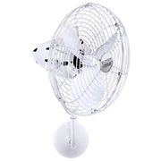Matthews Fan Company - BP-WH-MTL - 19"Ceiling Fan - Bruna Parede - Gloss White