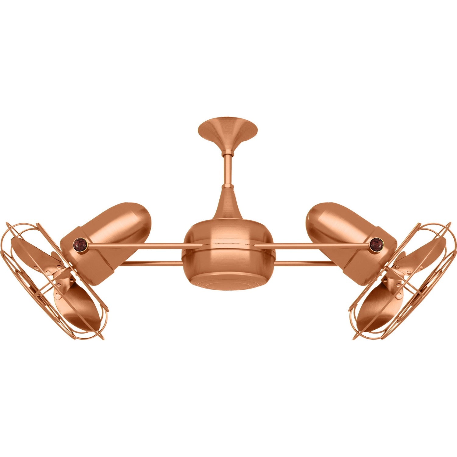 Matthews Fan Company - DD-BRCP-MTL - 36"Ceiling Fan - Duplo-Dinamico - Brushed Copper