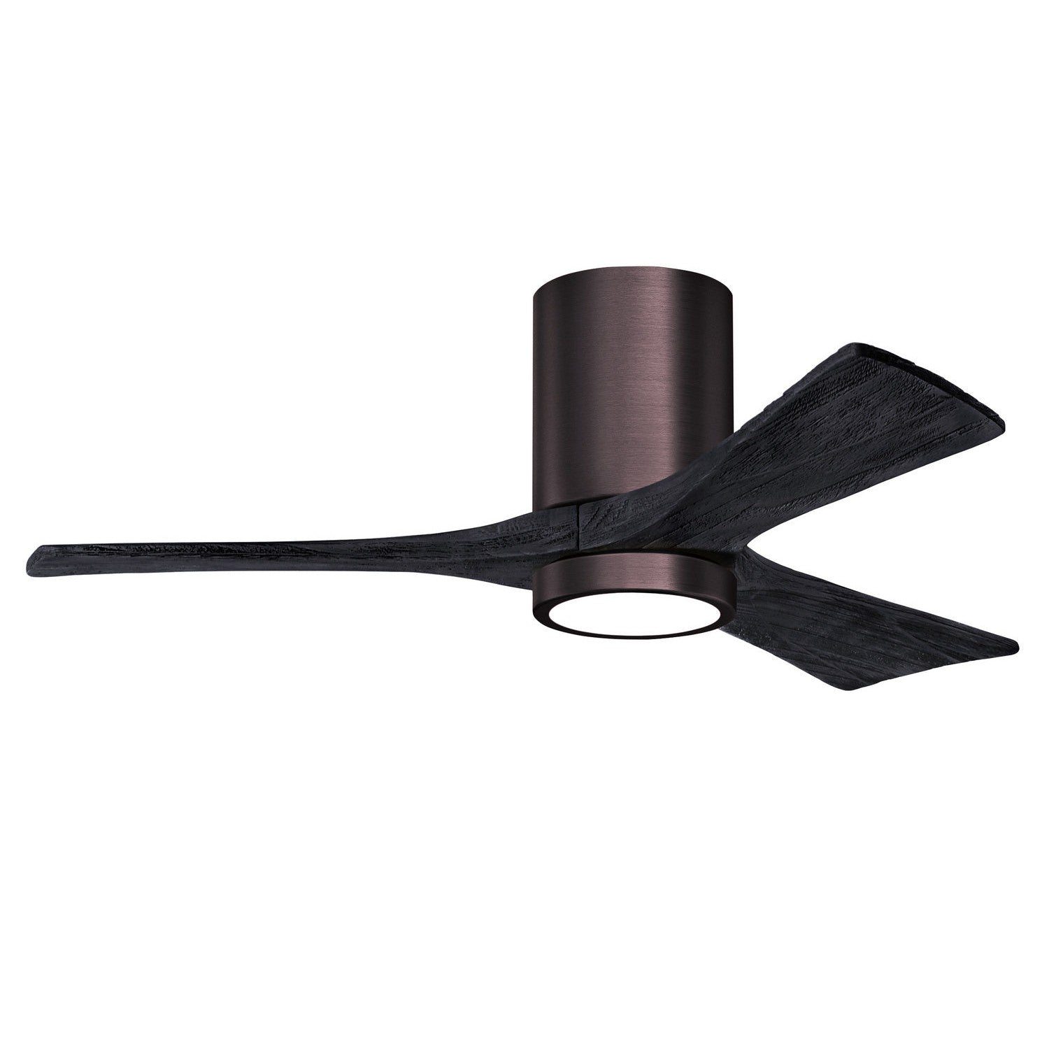 Matthews Fan Company - IR3HLK-BB-BK-42 - 42"Ceiling Fan - Irene-3HLK - Walnut Tone