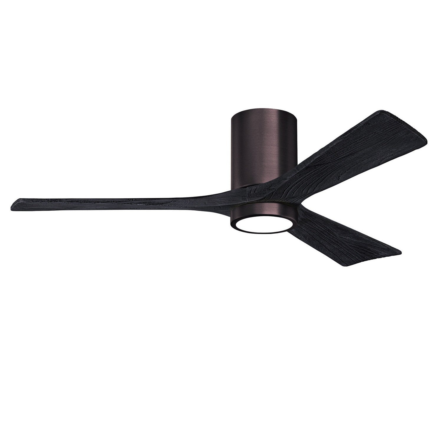 Matthews Fan Company - IR3HLK-BB-BK-52 - 52"Ceiling Fan - Irene-3HLK - Brushed Bronze