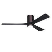 Matthews Fan Company - IR3HLK-BB-BK-60 - 60"Ceiling Fan - Irene-3HLK - Brushed Bronze