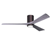 Matthews Fan Company - IR3HLK-BB-BW-60 - 60"Ceiling Fan - Irene-3HLK - Brushed Bronze
