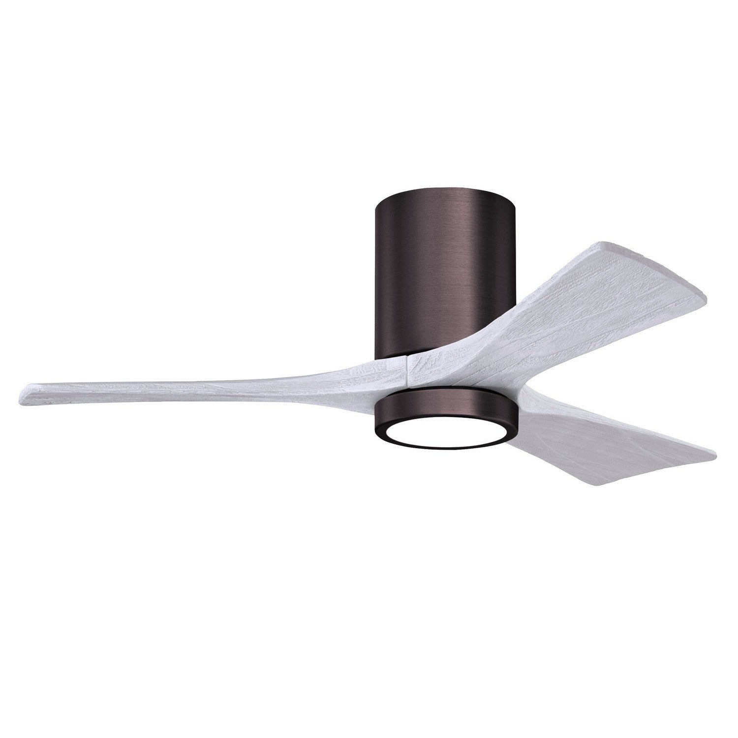Matthews Fan Company - IR3HLK-BB-MWH-42 - 42"Ceiling Fan - Irene-3HLK - Brushed Bronze