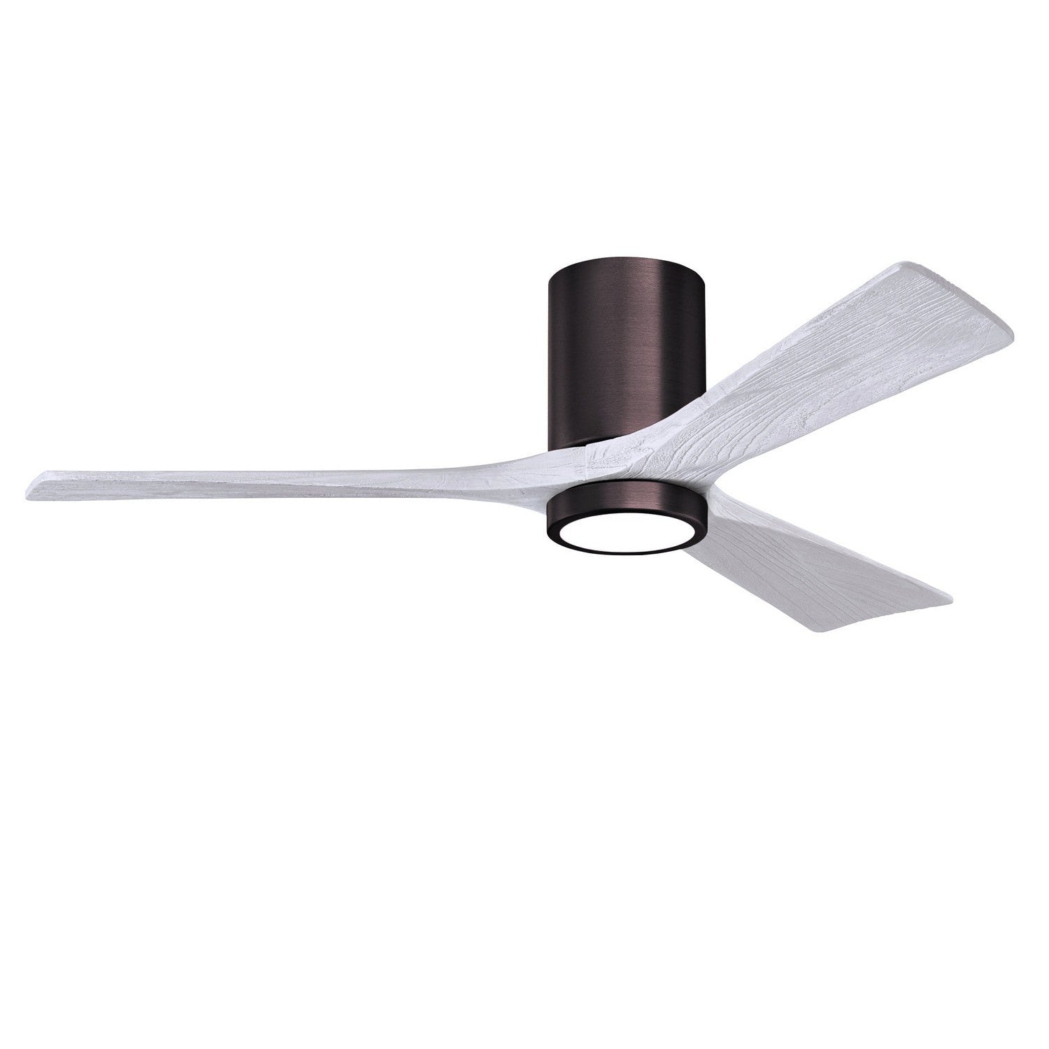 Matthews Fan Company - IR3HLK-BB-MWH-52 - 52"Ceiling Fan - Irene-3HLK - Brushed Bronze