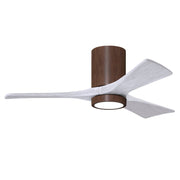 Matthews Fan Company - IR3HLK-WN-MWH-42 - 42"Ceiling Fan - Irene-3HLK - Walnut Tone
