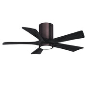 Matthews Fan Company - IR5HLK-BB-BK-42 - 42"Ceiling Fan - Irene-5HLK - Brushed Bronze