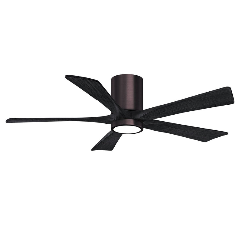 Matthews Fan Company - IR5HLK-BB-BK-52 - 52"Ceiling Fan - Irene-5HLK - Brushed Bronze