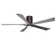 Matthews Fan Company - IR5HLK-BB-BW-60 - 60"Ceiling Fan - Irene-5HLK - Brushed Bronze