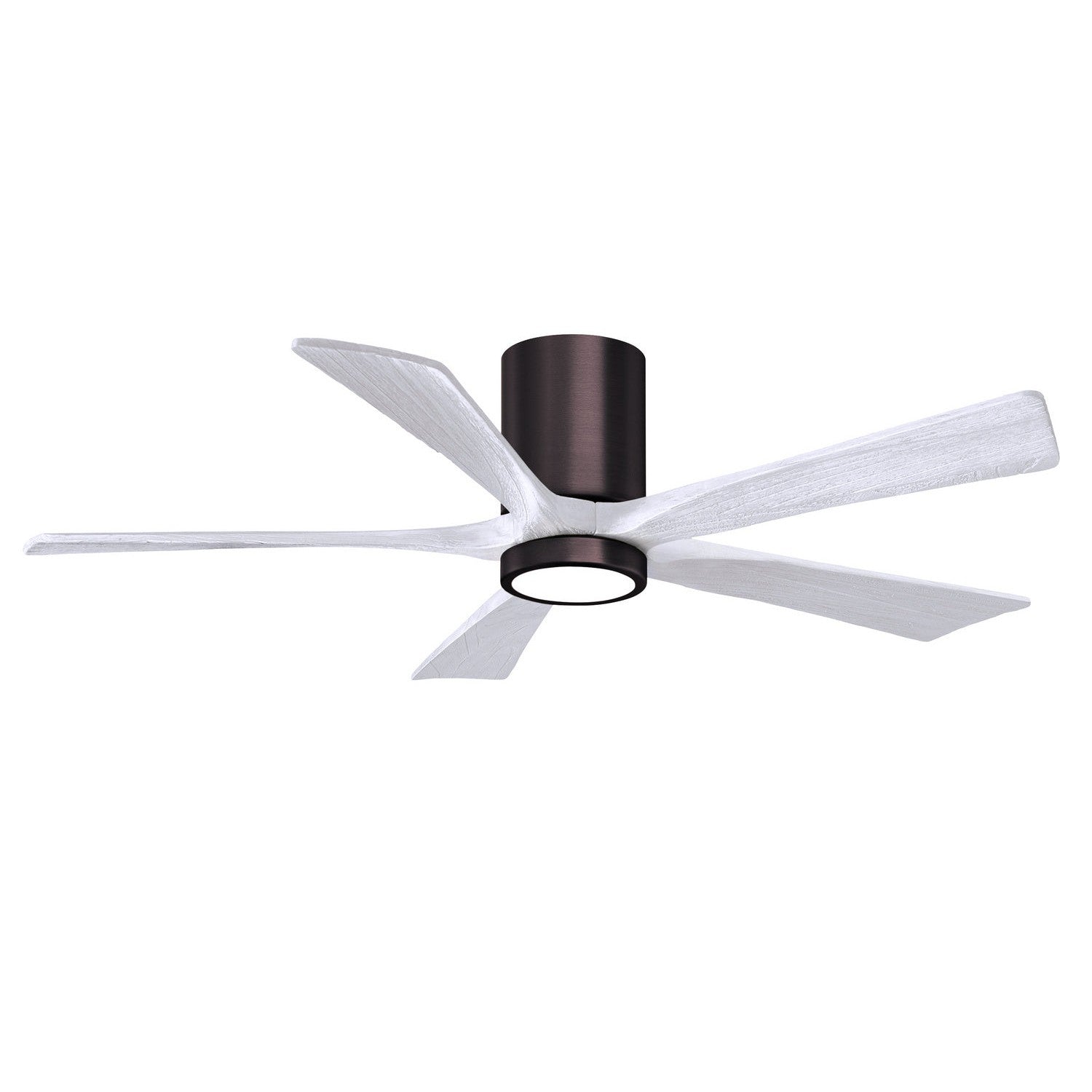 Matthews Fan Company - IR5HLK-BB-MWH-52 - 52"Ceiling Fan - Irene-5HLK - Brushed Bronze