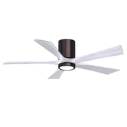 Matthews Fan Company - IR5HLK-BB-MWH-52 - 52"Ceiling Fan - Irene-5HLK - Brushed Bronze