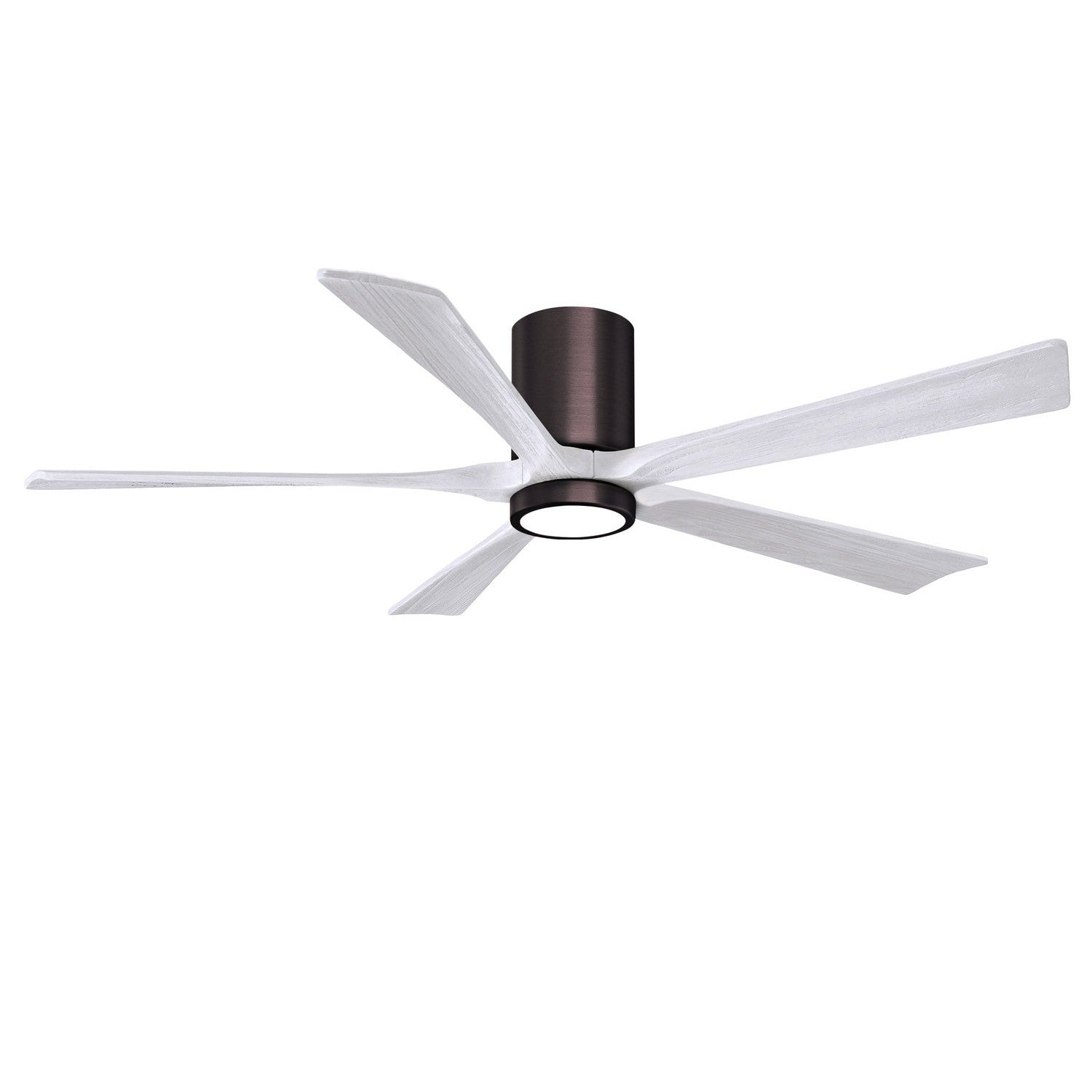 Matthews Fan Company - IR5HLK-BB-MWH-60 - 60"Ceiling Fan - Irene-5HLK - Brushed Bronze