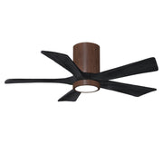 Matthews Fan Company - IR5HLK-WN-BK-42 - 42"Ceiling Fan - Irene-5HLK - Walnut