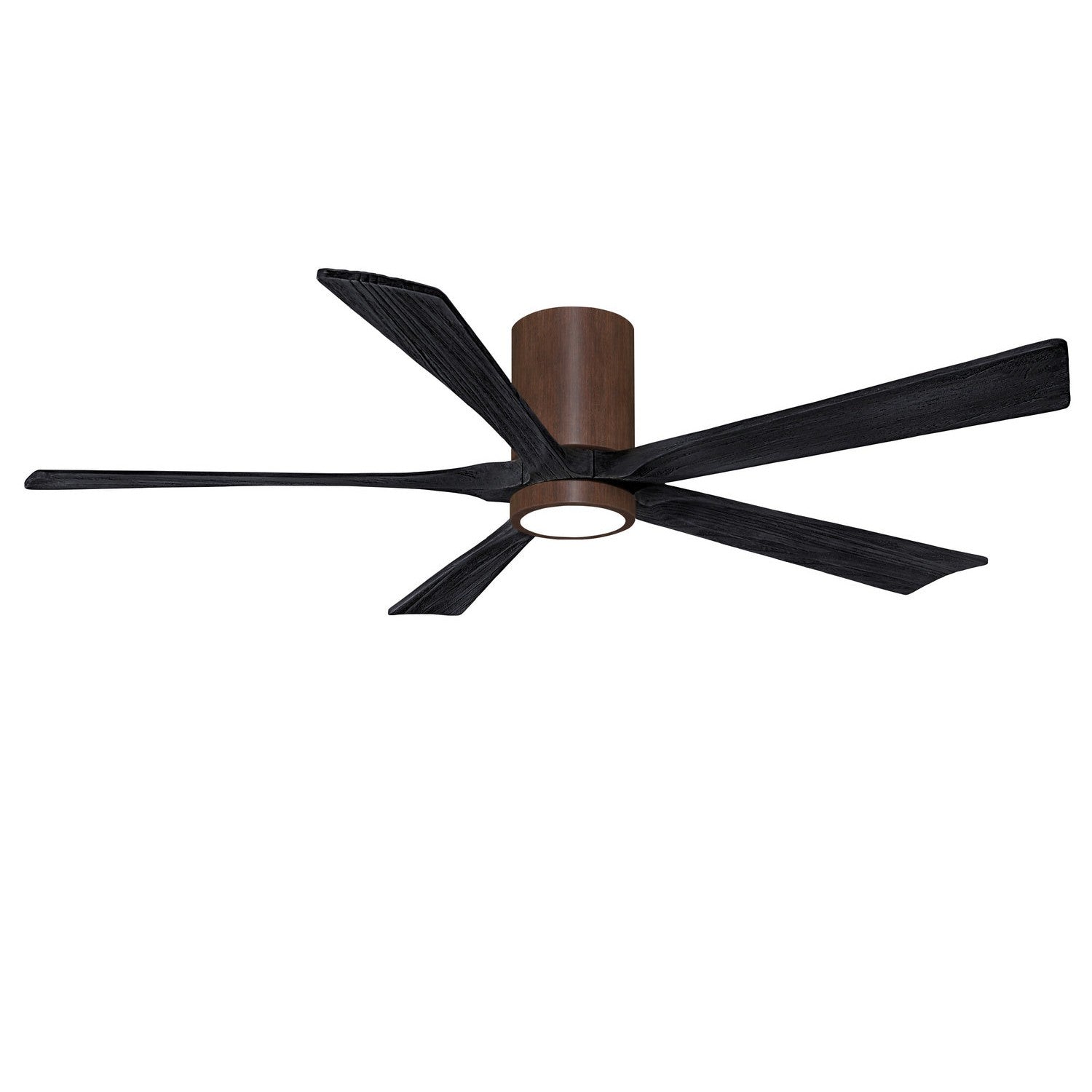 Matthews Fan Company - IR5HLK-WN-BK-60 - 60"Ceiling Fan - Irene-5HLK - Walnut