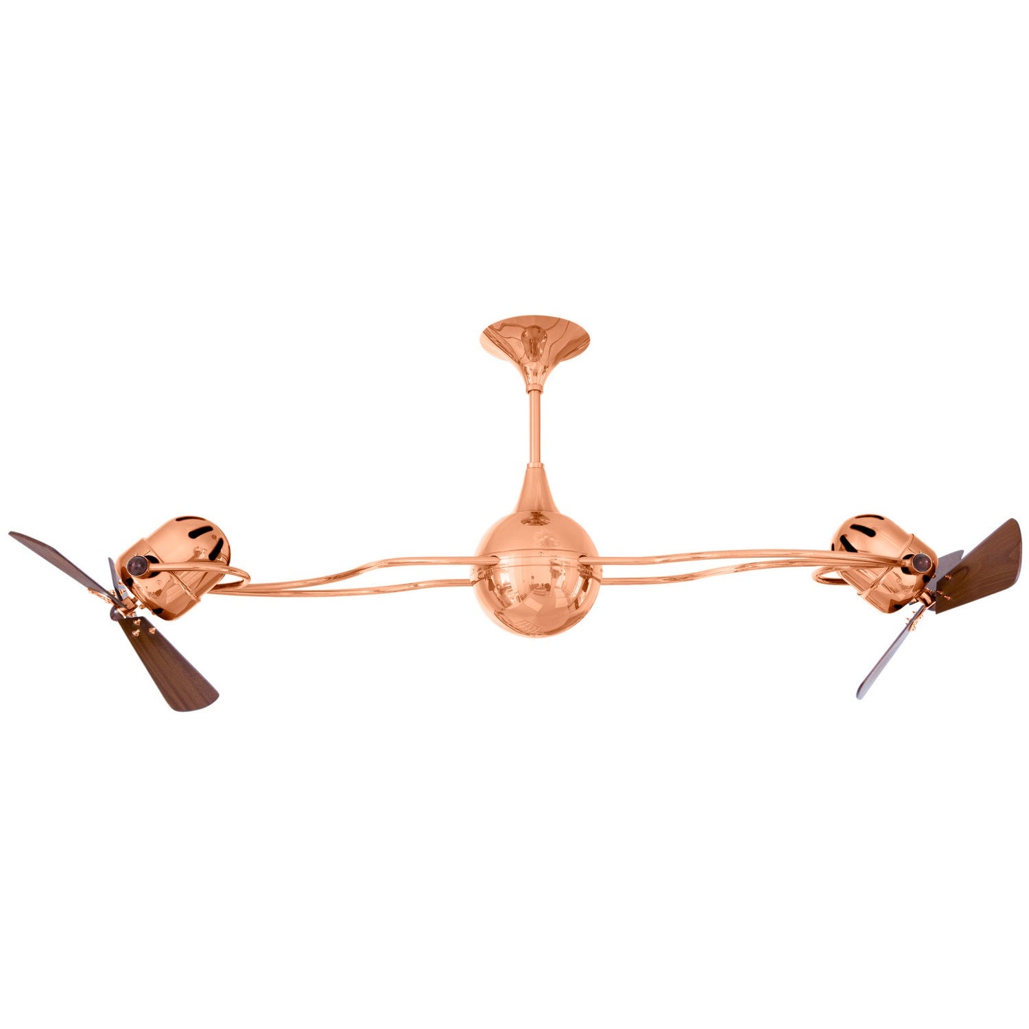 Matthews Fan Company - IV-CP-WD - 53"Ceiling Fan - Italo Ventania - Polished Copper