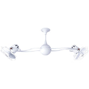 Matthews Fan Company - IV-WH-MTL - 53"Ceiling Fan - Italo Ventania - Gloss White