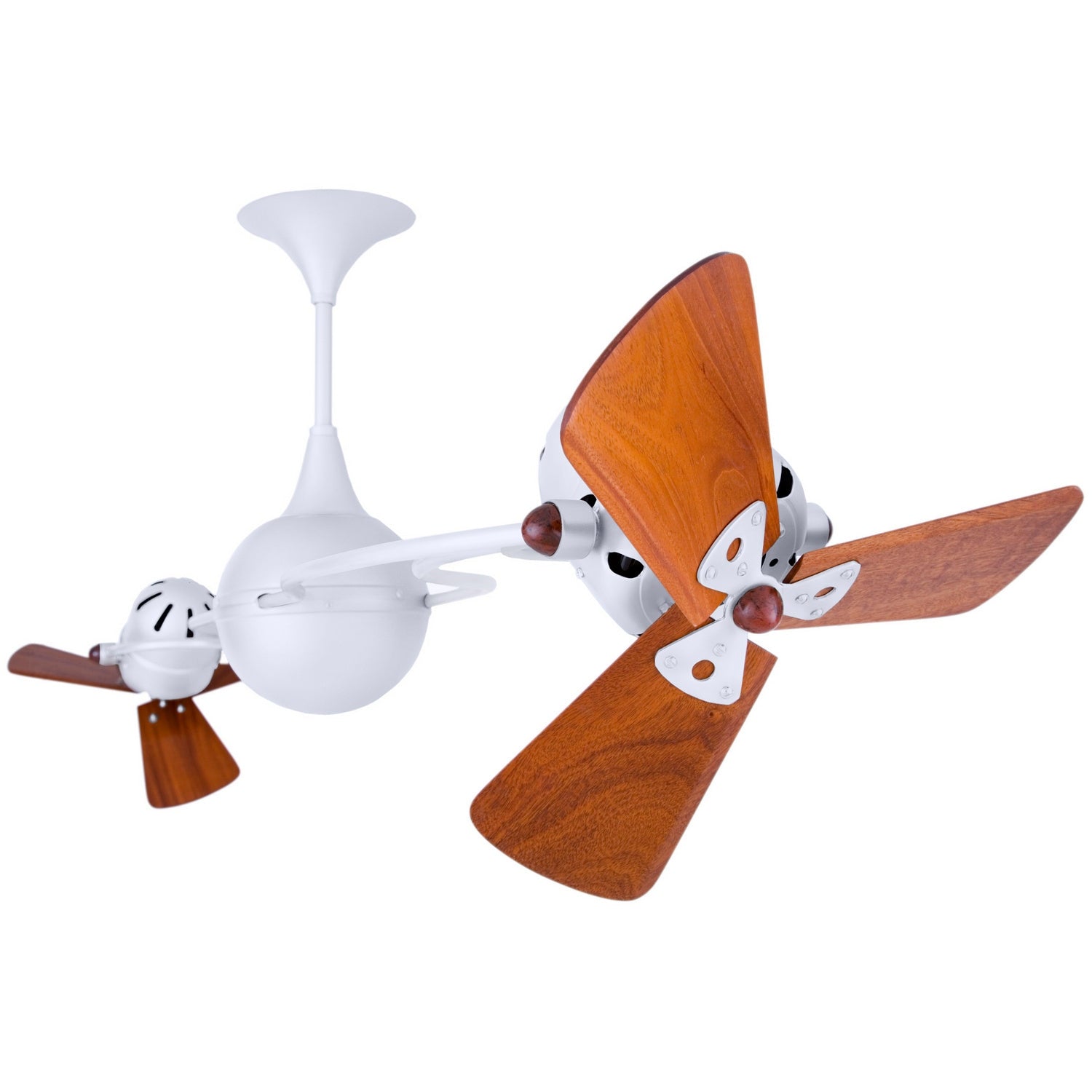 Matthews Fan Company - IV-WH-WD - 53"Ceiling Fan - Italo Ventania - Gloss White