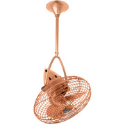 Matthews Fan Company - JD-BRCP-MTL - 16"Ceiling Fan - Jarold Direcional - Brushed Copper