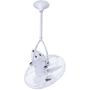 Matthews Fan Company - JD-WH-MTL - 16"Ceiling Fan - Jarold Direcional - Gloss White