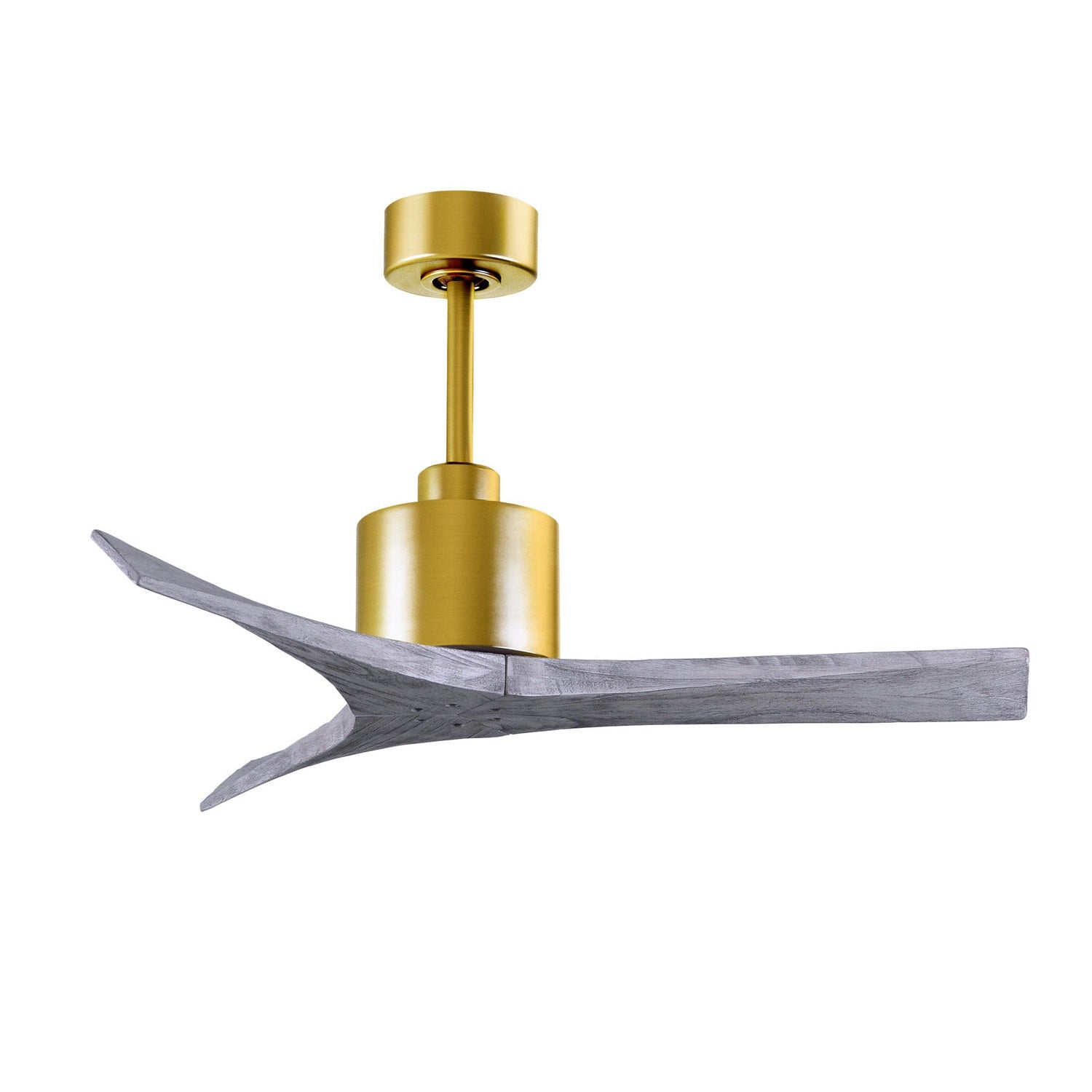 Matthews Fan Company - MW-BRBR-BW-42 - 42"Ceiling Fan - Mollywood - Brushed Brass