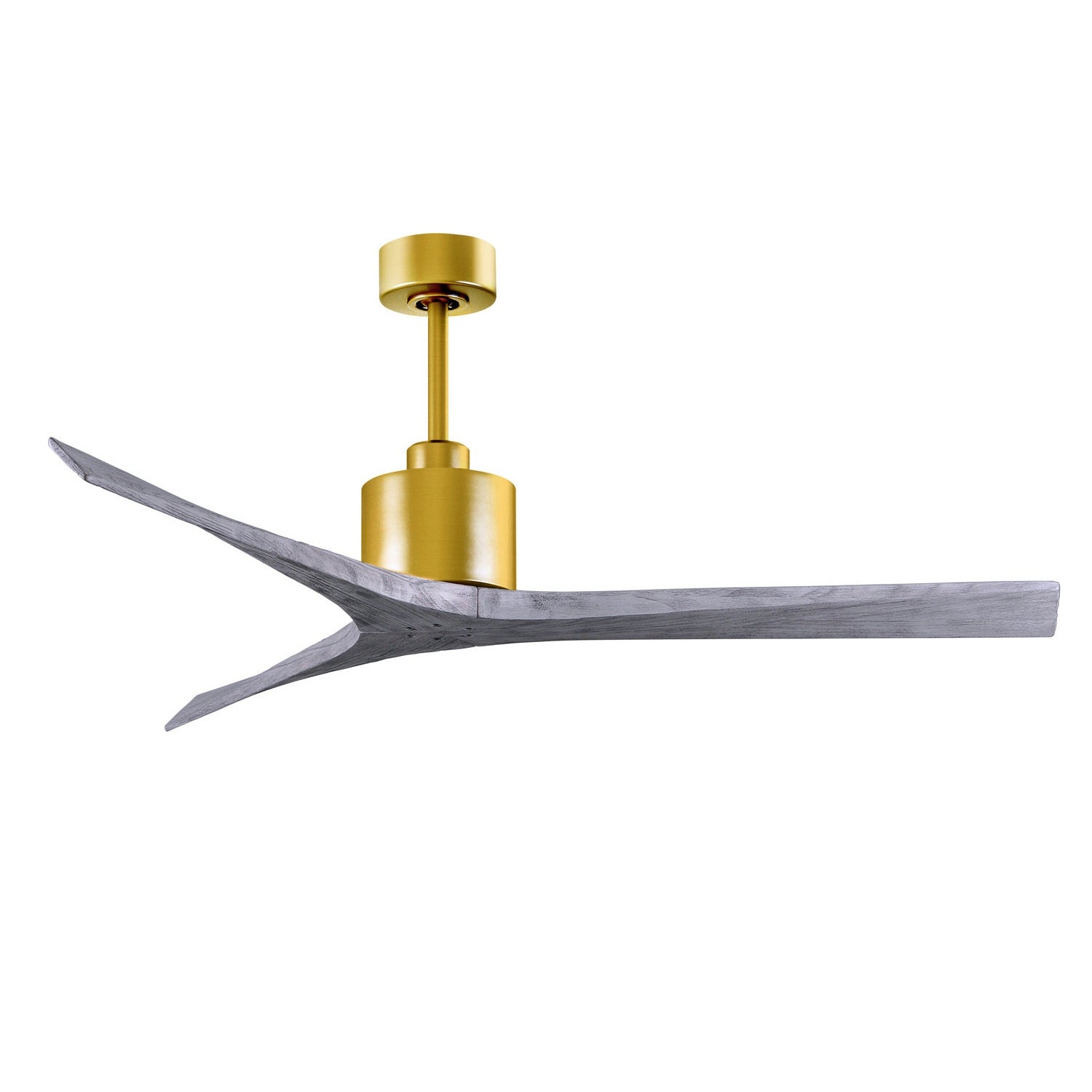 Matthews Fan Company - MW-BRBR-BW-60 - 60"Ceiling Fan - Mollywood - Brushed Brass