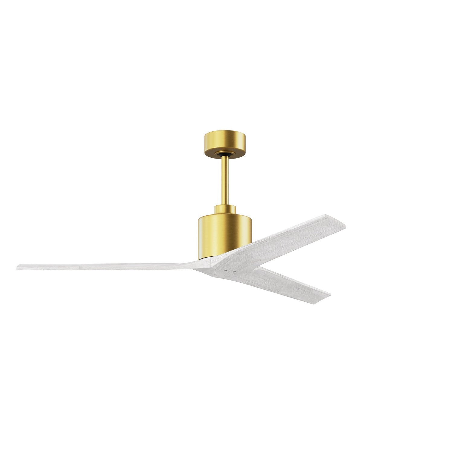 Matthews Fan Company - MW-BRBR-MWH-60 - 60"Ceiling Fan - Mollywood - Brushed Brass