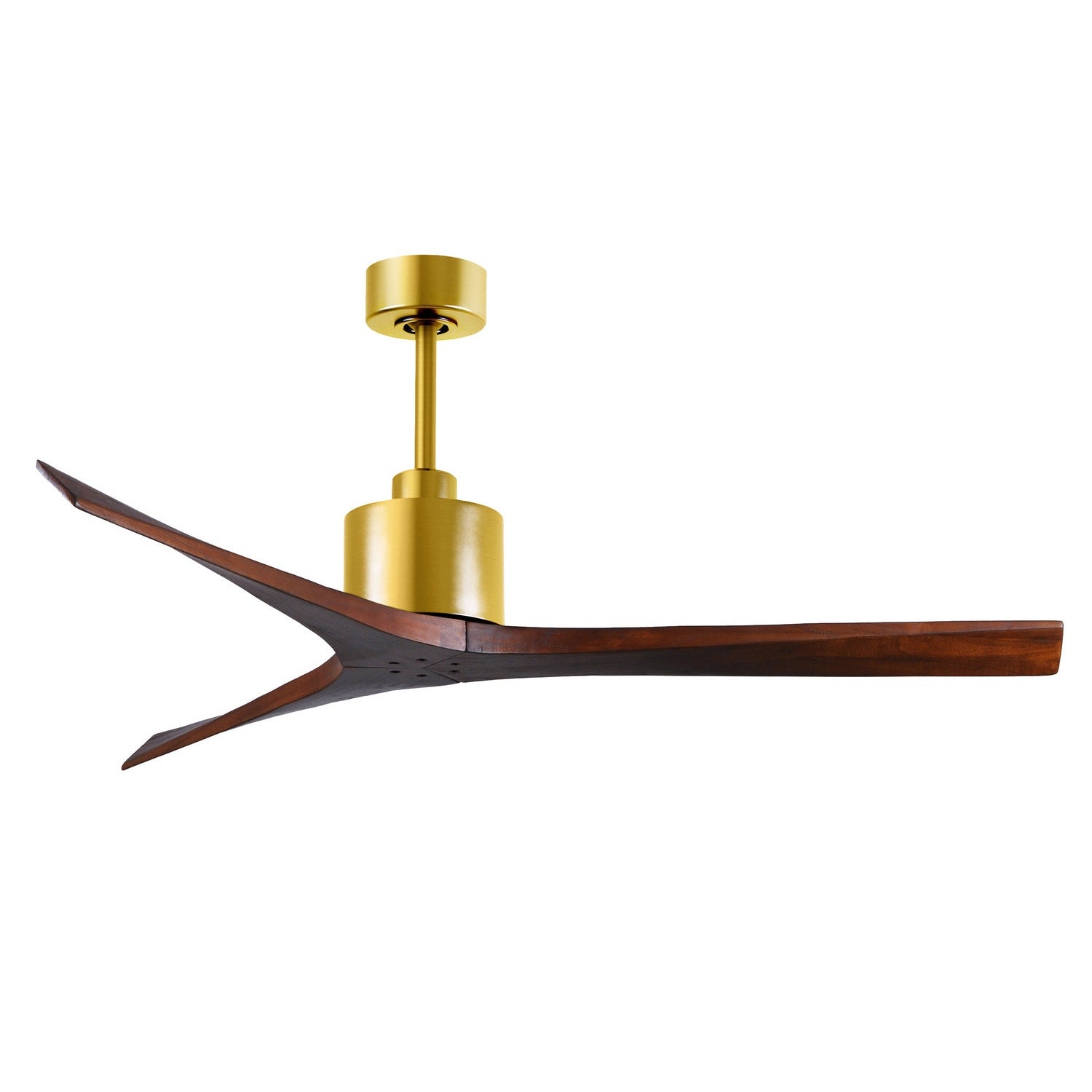 Matthews Fan Company - MW-BRBR-WA-60 - 60"Ceiling Fan - Mollywood - Brushed Brass