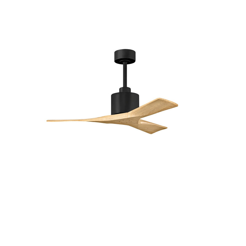 Matthews Fan Company - NK-BK-LM-42 - 42"Ceiling Fan - Nan - Matte Black
