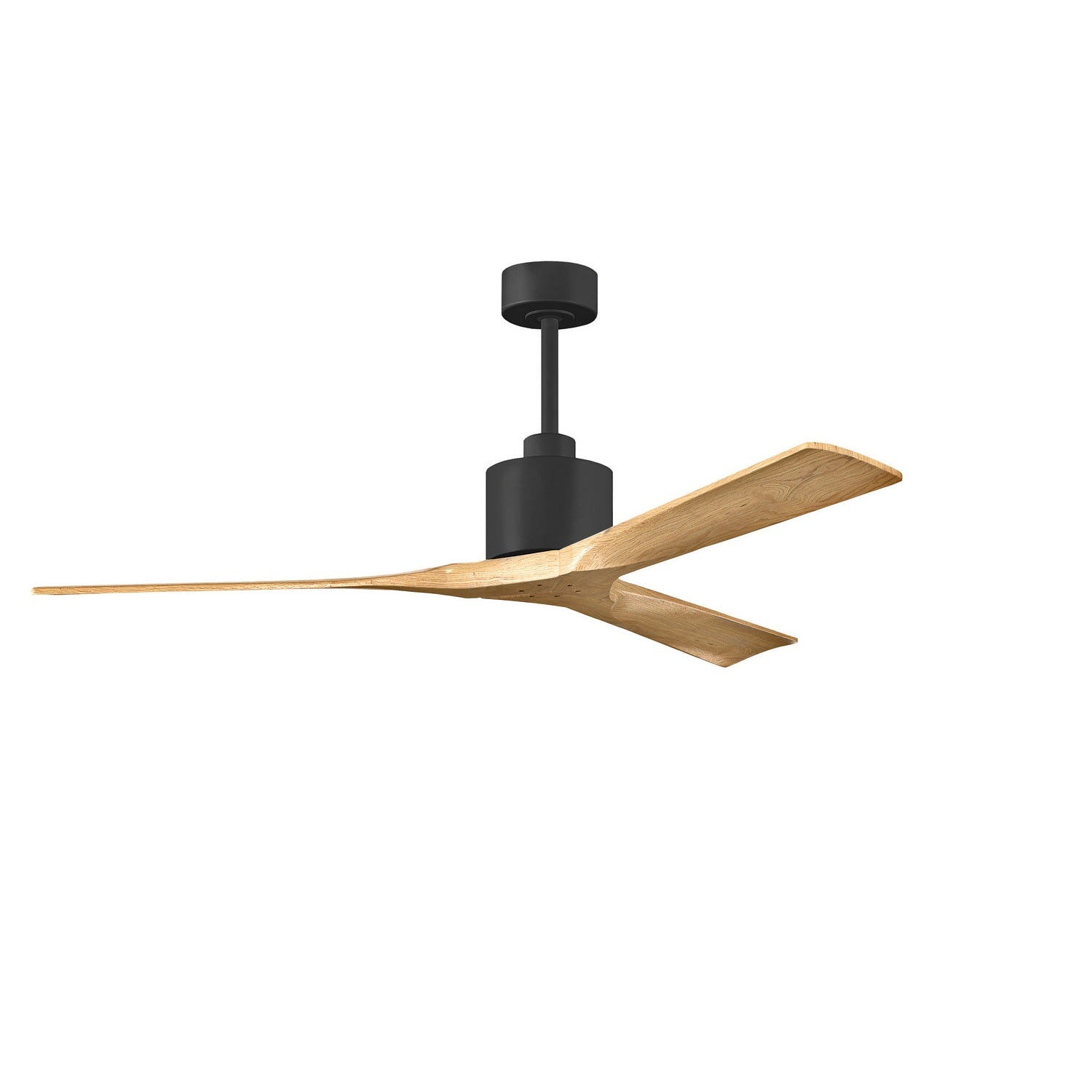 Matthews Fan Company - NK-BK-LM-60 - 60"Ceiling Fan - Nan - Matte Black